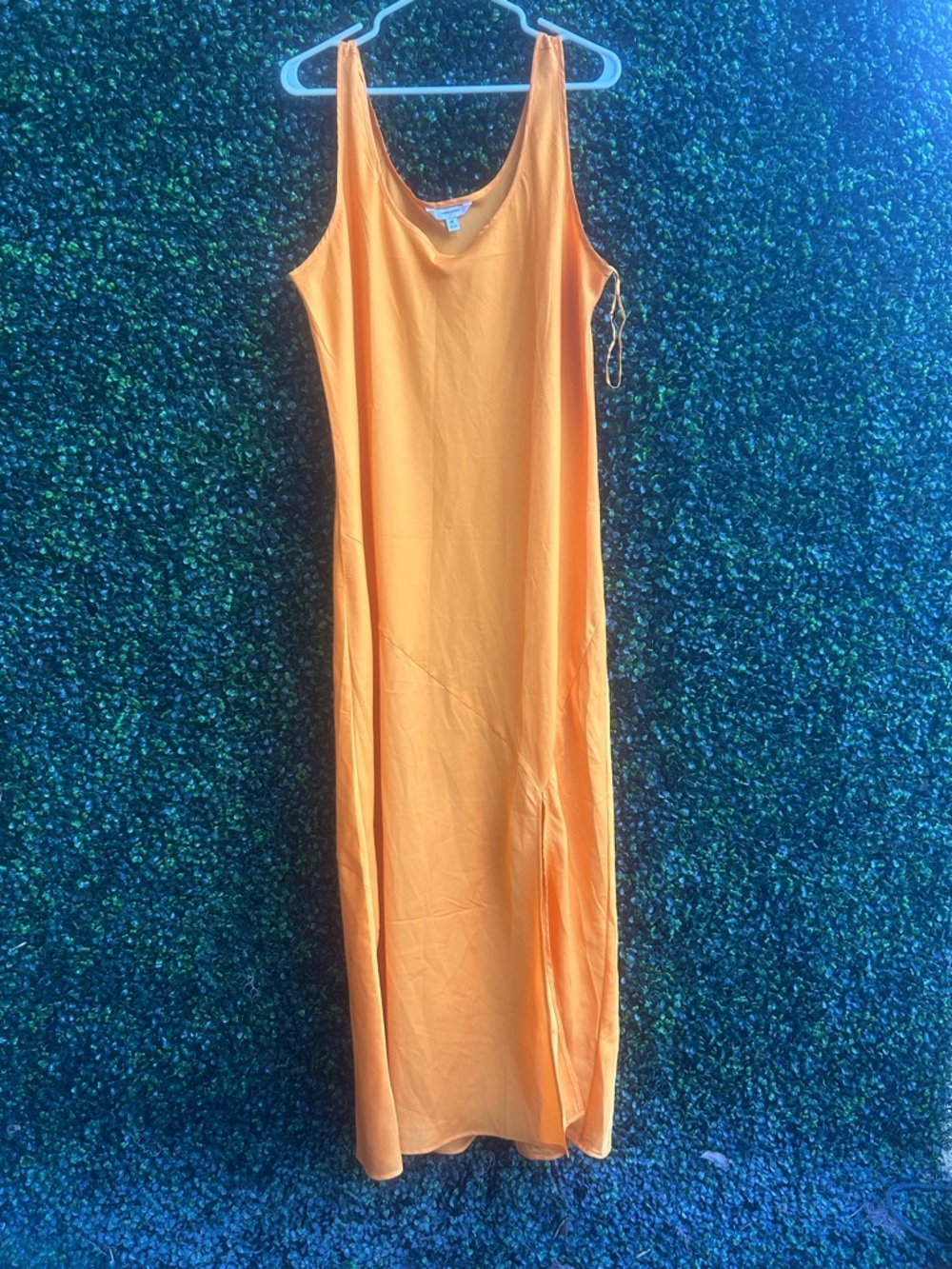 Banana Republic Orange Maxi Slip Dress